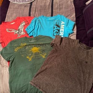 American Eagle t-shirts- lot of 4